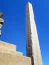 Egyptian obelisk Karnak Temple Egypt Africa Royalty Free Stock Photo