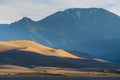 Great sand dune national park at sunrise,Colorado,usa.