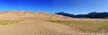 Great Sand Dunes National Park in Colorado panorama of the dunes Royalty Free Stock Photo