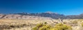 Great Sand Dunes National Park in front of the Sangre De Cristo range of the Rocky Mountains in Colorado United States Royalty Free Stock Photo