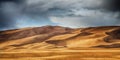 Great sand dunes Royalty Free Stock Photo