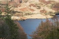 Great Scene View Of Saddleworth Moors And Lake In Manchester England Royalty Free Stock Photo