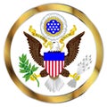 Great Seal Of America Royalty Free Stock Photo