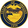 Great seal of the state of Oregon, USA Royalty Free Stock Photo