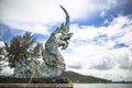 The Great Serpent Nag in Songkhla is located in southern Thailand at Song Thale Park