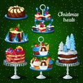 Great set of desserts for the Christmas holidays