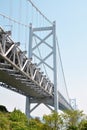 Great Seto bridge, between Shikoku and Honshu Japan Royalty Free Stock Photo