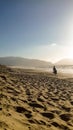 A great beach looks like a desert Royalty Free Stock Photo