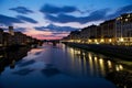 Great sky above the river Arno, Florence