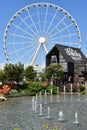 Great Smoky Mountain Wheel at The Island in Pigeon Forge, Tennessee Royalty Free Stock Photo