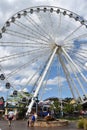 Great Smoky Mountain Wheel at The Island in Pigeon Forge, Tennessee Royalty Free Stock Photo