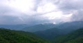 Great smoky mountains areal view
