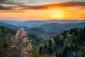 Great Smoky Mountains National Park Cherokee North Carolina Scenic Landscape Royalty Free Stock Photo