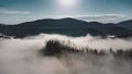 Great Smoky Mountains National Park Scenic Sunrise Landscape Royalty Free Stock Photo