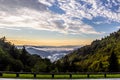 Great Smoky Mountains National Park Sunrise Horizon Royalty Free Stock Photo