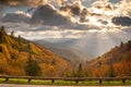 Great Smoky Mountains National Park, Tennessee, USA at the Newfound Pass Royalty Free Stock Photo