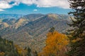 Great Smoky Mountains National Park, Tennessee, USA at the Newfound Pass Royalty Free Stock Photo