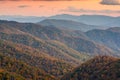 Great Smoky Mountains National Park, Tennessee, USA at the Newfound Pass