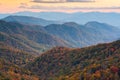 Great Smoky Mountains National Park, Tennessee, USA at the Newfound Pass Royalty Free Stock Photo