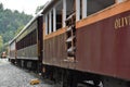 Great Smoky Mountains Railroad in Bryson City, North Carolina Royalty Free Stock Photo