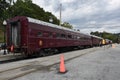 Great Smoky Mountains Railroad in Bryson City, North Carolina Royalty Free Stock Photo