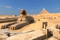 The Great Sphinx and the Egyptian Pyramids