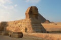 Great Sphinx of Giza the Guard of the Great Egyptian Pyramids Royalty Free Stock Photo