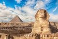 The Great Sphinx in Giza Royalty Free Stock Photo