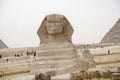 The Great Sphinx on the west bank of the Nile in Giza - the oldest surviving monumental sculpture on Earth