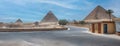 Great Sphynx and the Pyramids of Giza, Cairo, Egypt Royalty Free Stock Photo