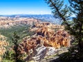 Great spires carved away by erosion