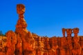 Great spires carved away by erosion in Bryce Canyon National Park, Utah, USA