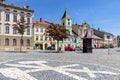 Great square, Kraliky town, East Bohemia, Czech republic Royalty Free Stock Photo