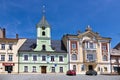 Great square, Kraliky town, East Bohemia, Czech republic Royalty Free Stock Photo