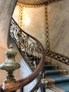 Great staircase inside of the museum jacquemart-AndrÃÂ© in paris Royalty Free Stock Photo