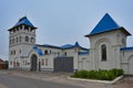 Great Stand on the Ugra River museum building in Dvortsy village