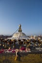 The Great stupa Bodnath Royalty Free Stock Photo