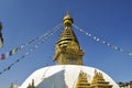 The Great stupa Bodnath in Kathmandu Royalty Free Stock Photo