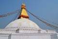 The Great stupa Bodnath in Kathmandu Royalty Free Stock Photo