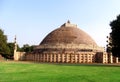 Great stupa of sanchi India, Buddhist monuments world heritage Royalty Free Stock Photo