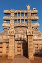 Great Stupa. Sanchi, Madhya Pradesh, India Royalty Free Stock Photo