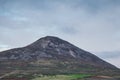 The Great Sugar Loaf, County Wicklow on a Cloudy Day Royalty Free Stock Photo