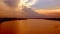 great sunset from the top of the Batanghari River