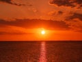 Great sunset Tunisia Royalty Free Stock Photo