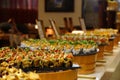 Sushi night display Royalty Free Stock Photo