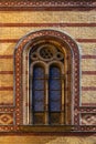 Window of Great Synagogue in Budapest, Hungary Royalty Free Stock Photo
