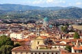 Great Synagogue of Florence with domes and roofs Royalty Free Stock Photo