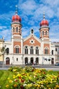 The Great synagogue, Pilsen town, Bohemia, Czech republic Royalty Free Stock Photo