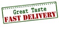 Great taste fast delivery