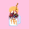 Great tasty pixel dessert